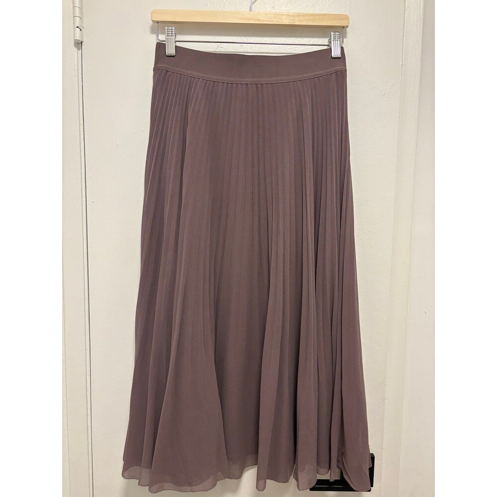 EUC Aritzia Wilfred Twirl Skirt in Smoked Eggplant Size M - Picture 6 of 7